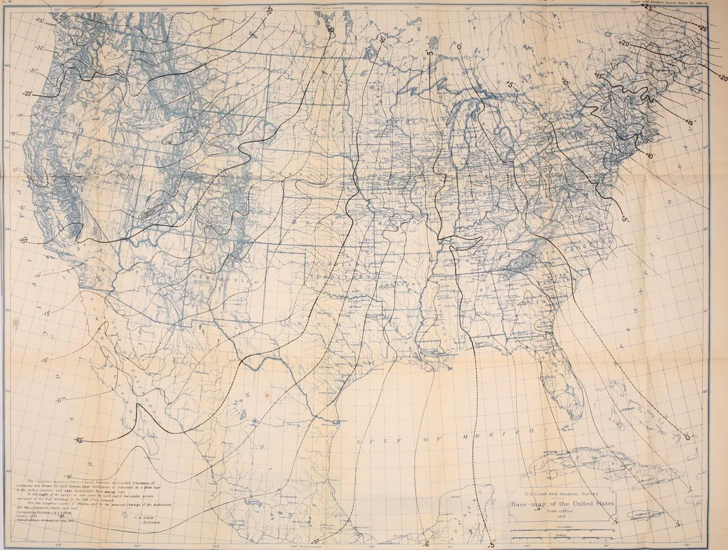 An illustration from Manual of surveying instructions for the survey of the public lands of the United States and private land claims, 1894, leaf 265