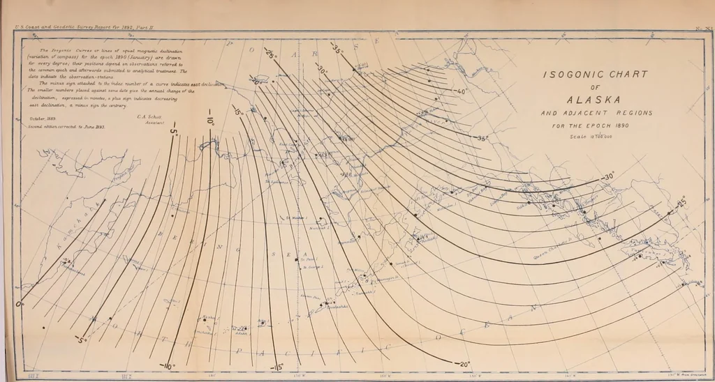 An illustration from Manual of surveying instructions for the survey of the public lands of the United States and private land claims, 1894, leaf 267