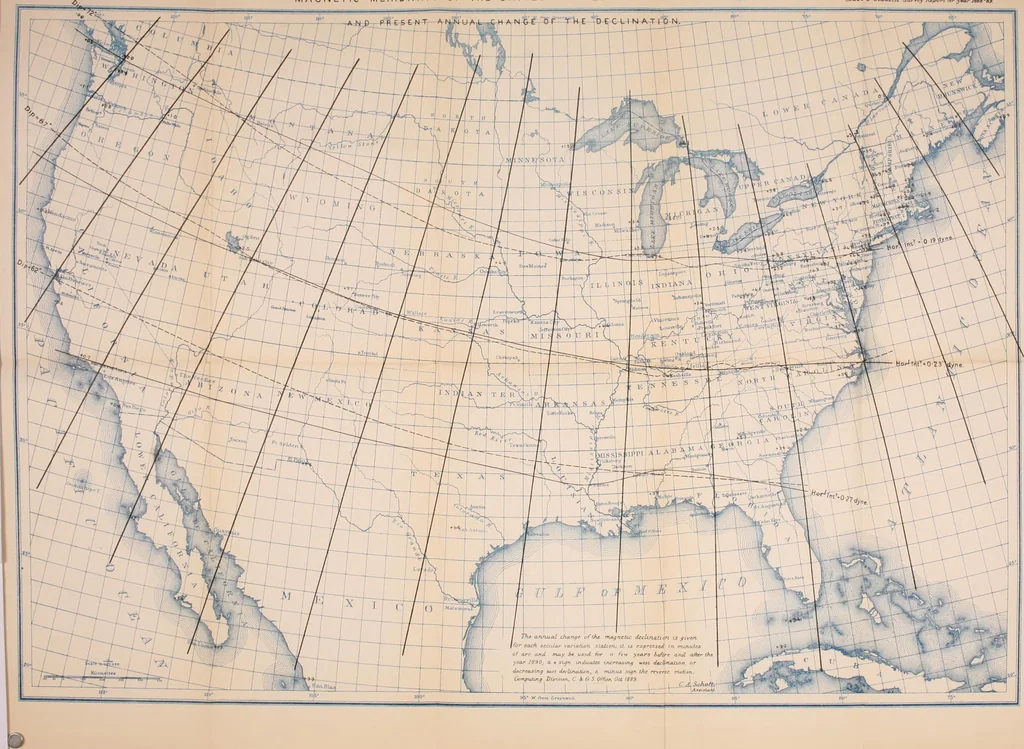 An illustration from Manual of surveying instructions for the survey of the public lands of the United States and private land claims, 1894, leaf 269