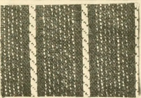 An illustration from A manual of weave construction; a systematic arrangement and explanation of the foundation and derivative weaves for harness looms, 1903, leaf 108