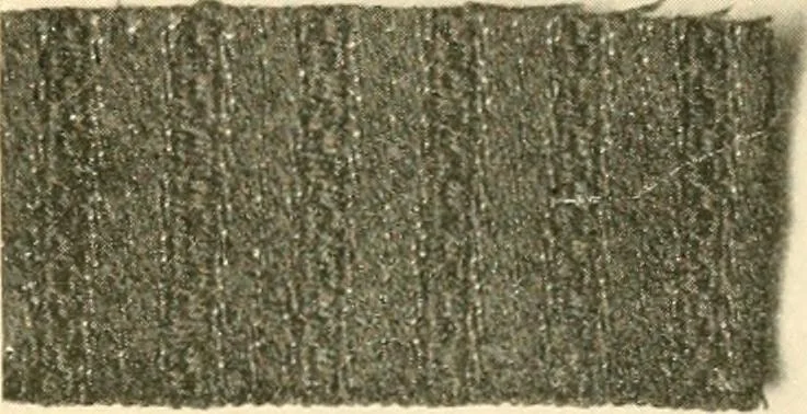 An illustration from A manual of weave construction; a systematic arrangement and explanation of the foundation and derivative weaves for harness looms, 1903, leaf 110