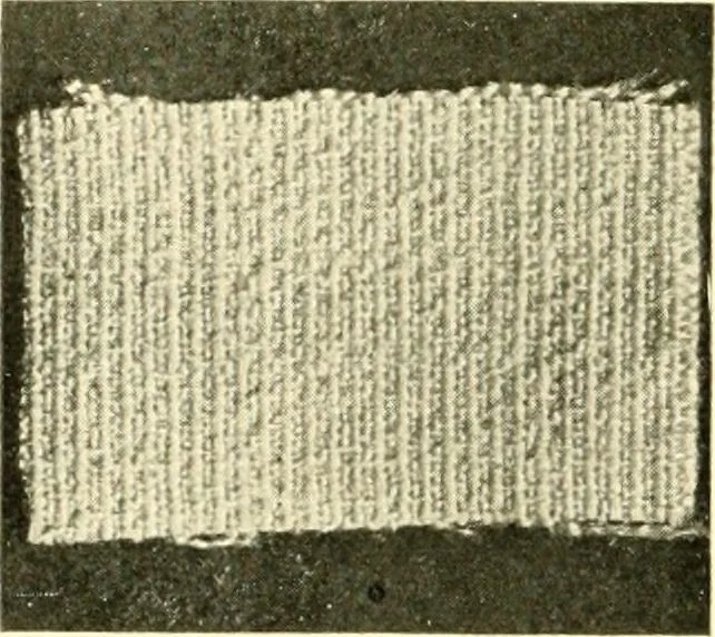 An illustration from A manual of weave construction; a systematic arrangement and explanation of the foundation and derivative weaves for harness looms, 1903, leaf 25