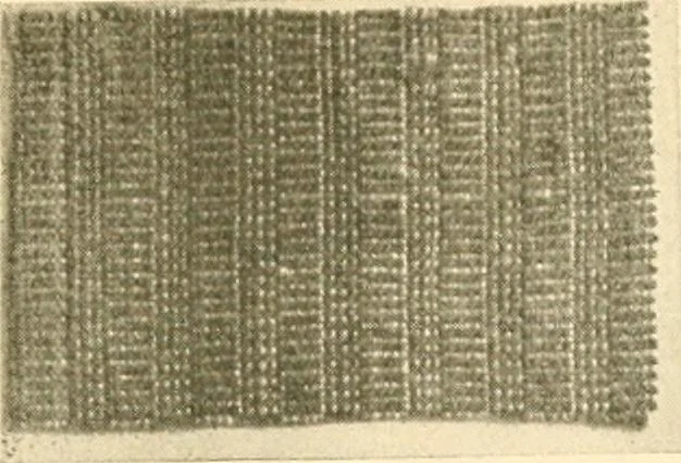 An illustration from A manual of weave construction; a systematic arrangement and explanation of the foundation and derivative weaves for harness looms, 1903, leaf 40