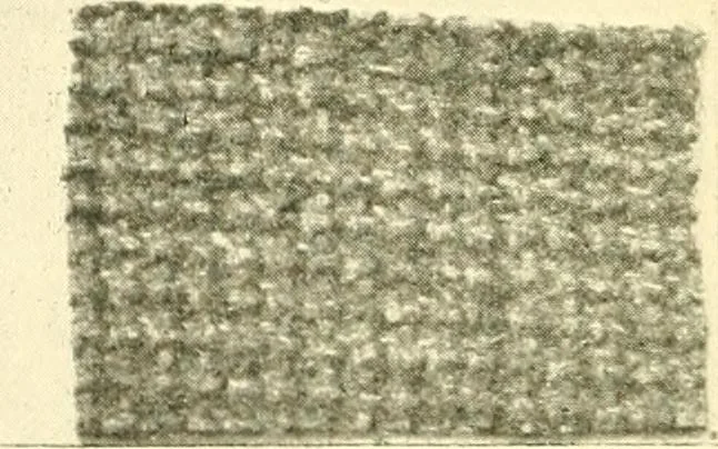 An illustration from A manual of weave construction; a systematic arrangement and explanation of the foundation and derivative weaves for harness looms, 1903, leaf 41
