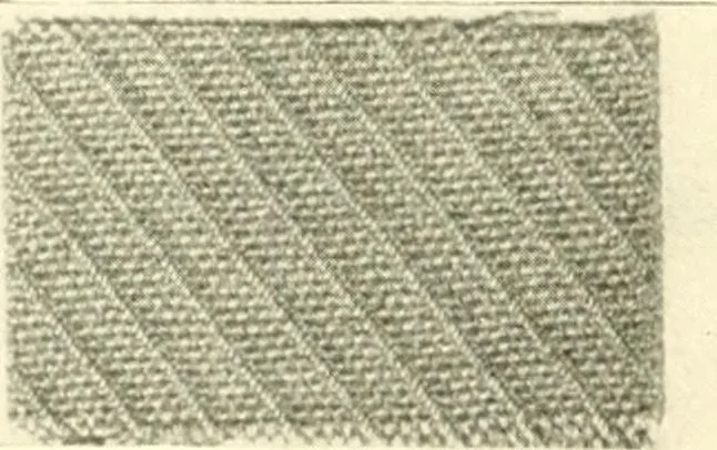 An illustration from A manual of weave construction; a systematic arrangement and explanation of the foundation and derivative weaves for harness looms, 1903, leaf 53