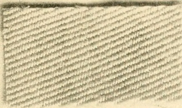 An illustration from A manual of weave construction; a systematic arrangement and explanation of the foundation and derivative weaves for harness looms, 1903, leaf 80