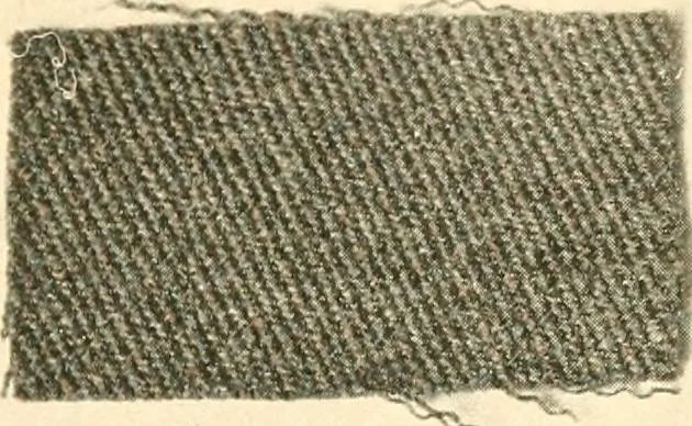 An illustration from A manual of weave construction; a systematic arrangement and explanation of the foundation and derivative weaves for harness looms, 1903, leaf 80