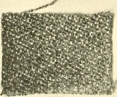An illustration from A manual of weave construction; a systematic arrangement and explanation of the foundation and derivative weaves for harness looms, 1903, leaf 87