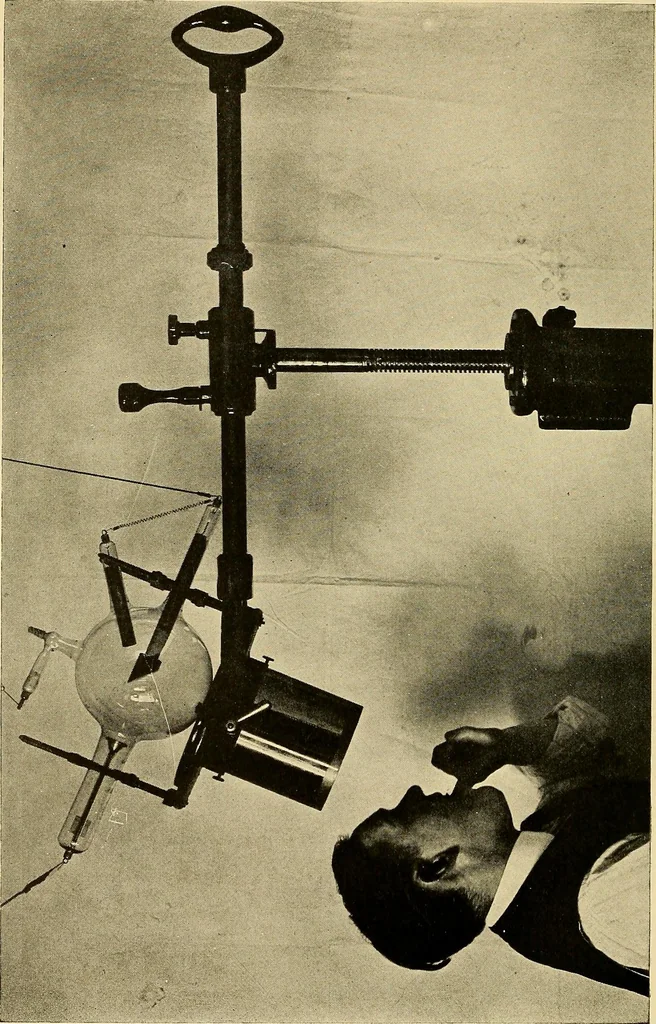 An illustration from A manual of X-ray technic, 1917, leaf 103