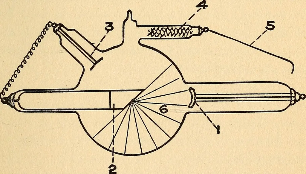 An illustration from A manual of X-ray technic, 1917, leaf 28