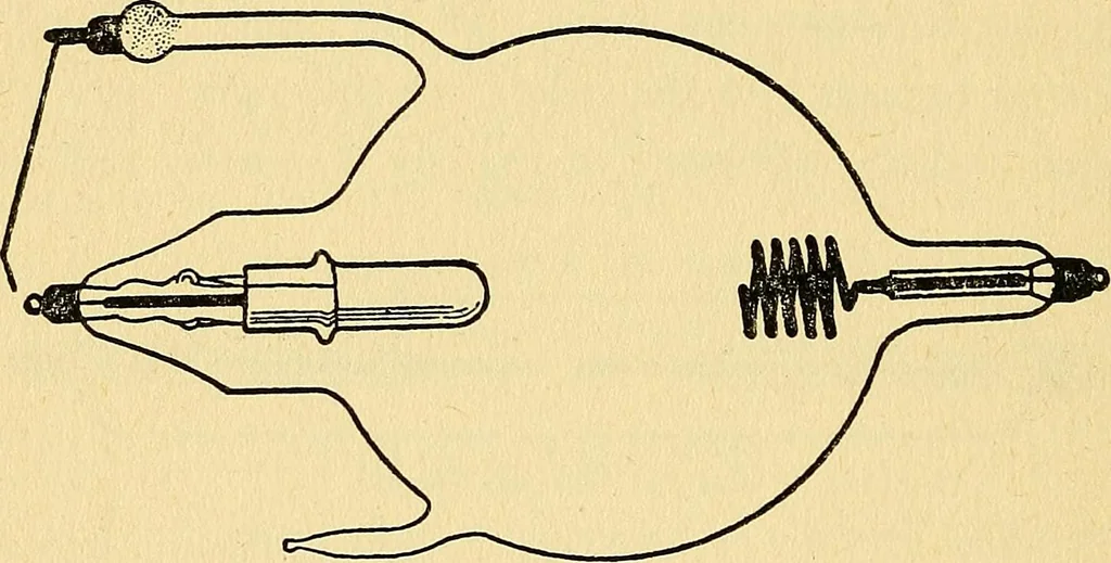 An illustration from A manual of X-ray technic, 1917, leaf 43