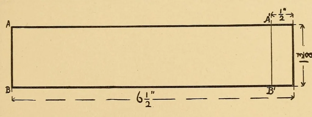 An illustration from Manual training: cardboard construction, 1902, leaf 49