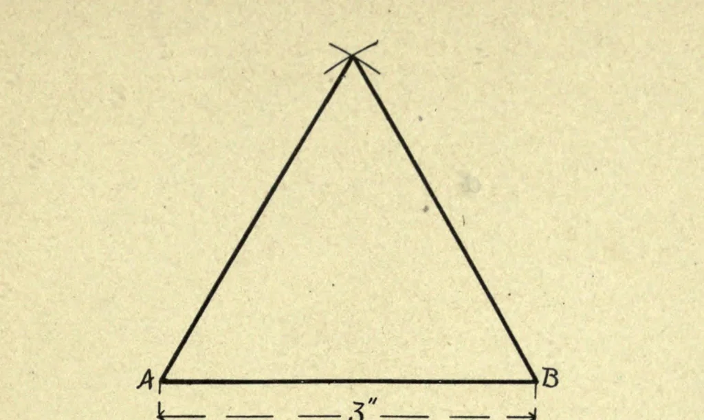 An illustration from Manual training: cardboard construction, 1907, leaf 23