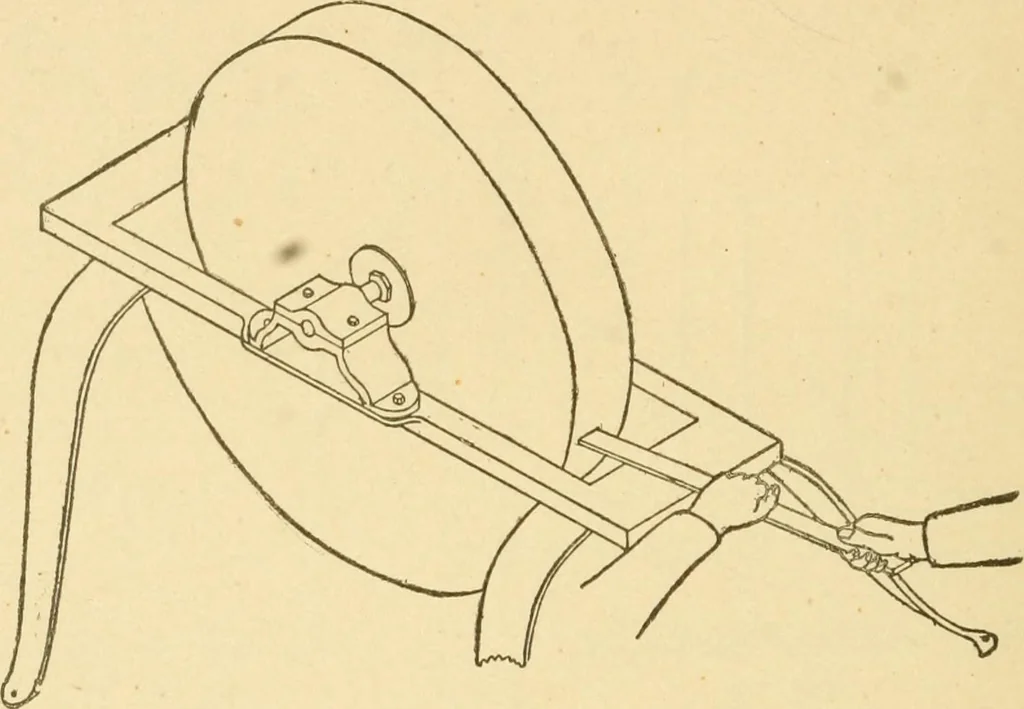 An illustration from Manual training. Elementary woodwork;, 1893, leaf 107