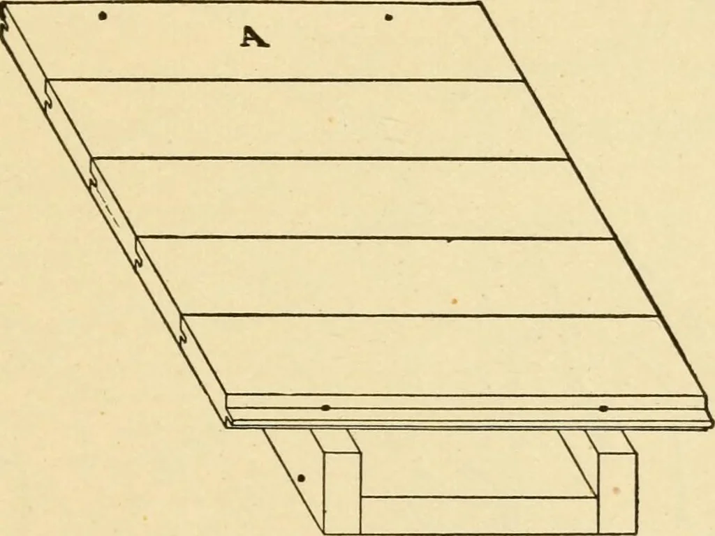 An illustration from Manual training. Elementary woodwork;, 1893, leaf 26