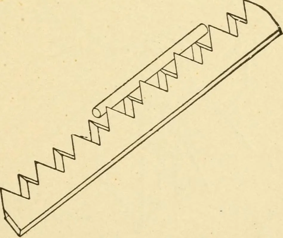 An illustration from Manual training. Elementary woodwork;, 1893, leaf 46