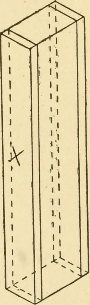 An illustration from Manual training. Elementary woodwork;, 1893, leaf 49
