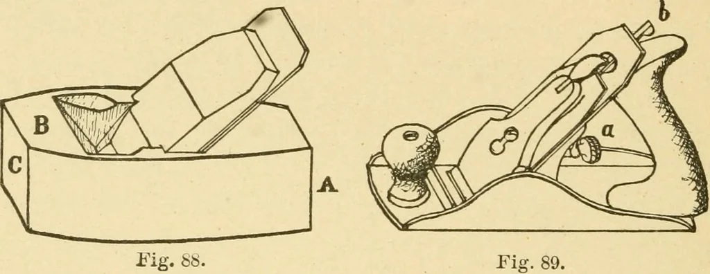 An illustration from Manual training. Elementary woodwork;, 1893, leaf 53