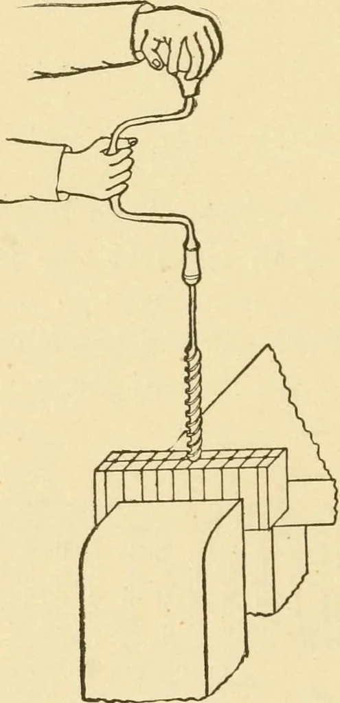 An illustration from Manual training. Elementary woodwork;, 1893, leaf 67