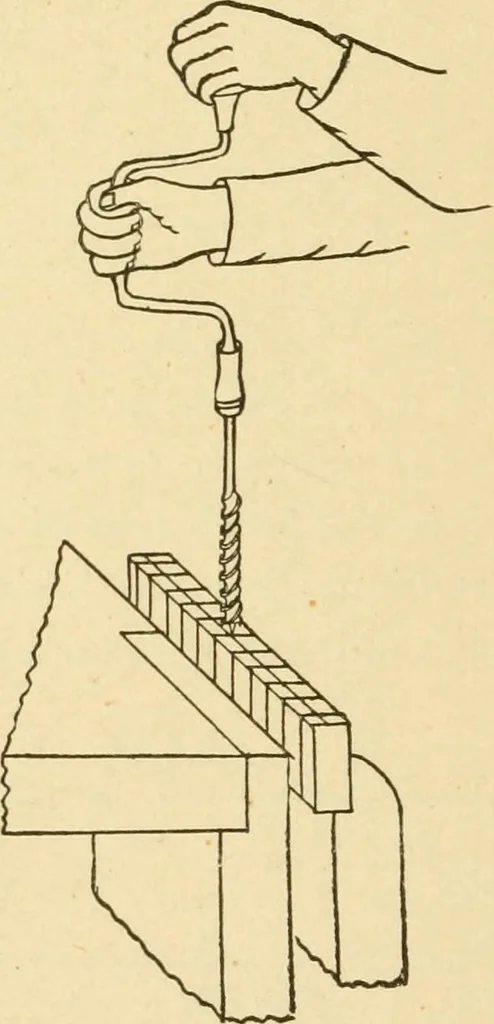 An illustration from Manual training. Elementary woodwork;, 1893, leaf 67