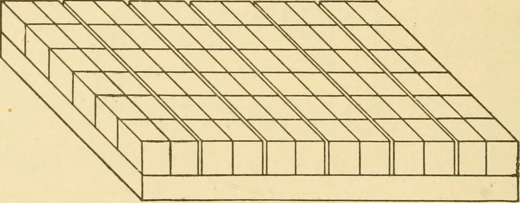 An illustration from Manual training. Elementary woodwork;, 1893, leaf 83