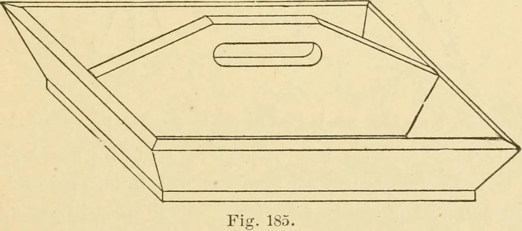 An illustration from Manual training. Elementary woodwork;, 1893, leaf 98