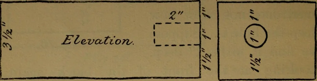 An illustration from Manual training : first lessons in wood-working, 1888, leaf 51