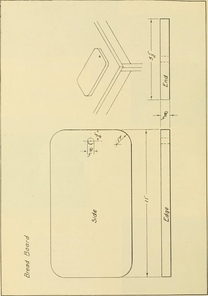 An illustration from Manual training for the rural schools; a group of farm and farm home woodworking problems, 1916, leaf 11
