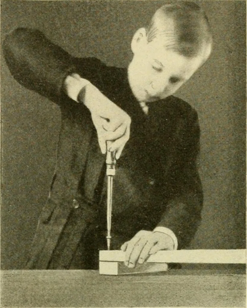 An illustration from Manual training for the rural schools; a group of farm and farm home woodworking problems, 1916, leaf 16