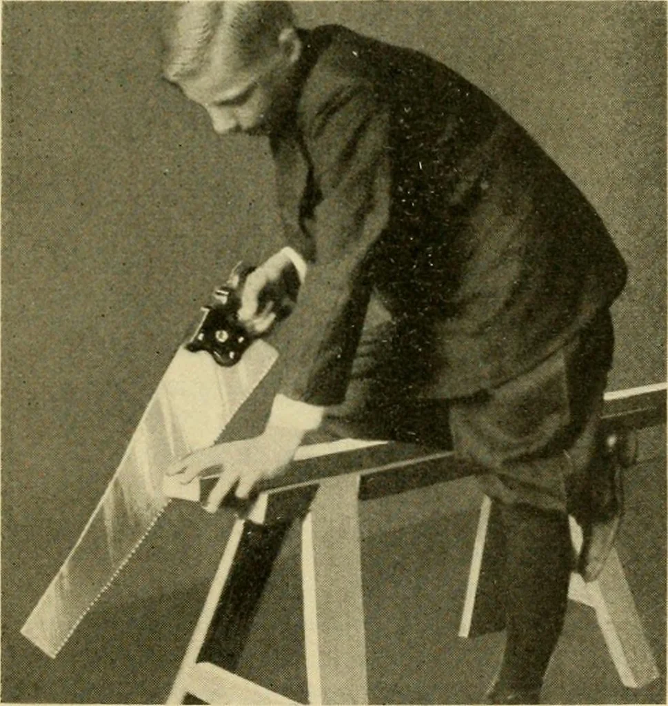 An illustration from Manual training for the rural schools; a group of farm and farm home woodworking problems, 1916, leaf 16
