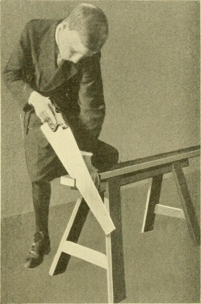 An illustration from Manual training for the rural schools; a group of farm and farm home woodworking problems, 1916, leaf 18
