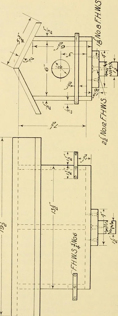An illustration from Manual training for the rural schools; a group of farm and farm home woodworking problems, 1916, leaf 35