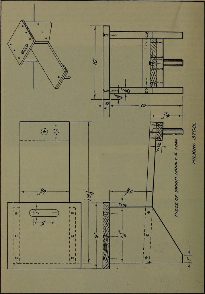 An illustration from Manual training for the rural schools; a group of farm and farm home woodworking problems, 1922, leaf 31
