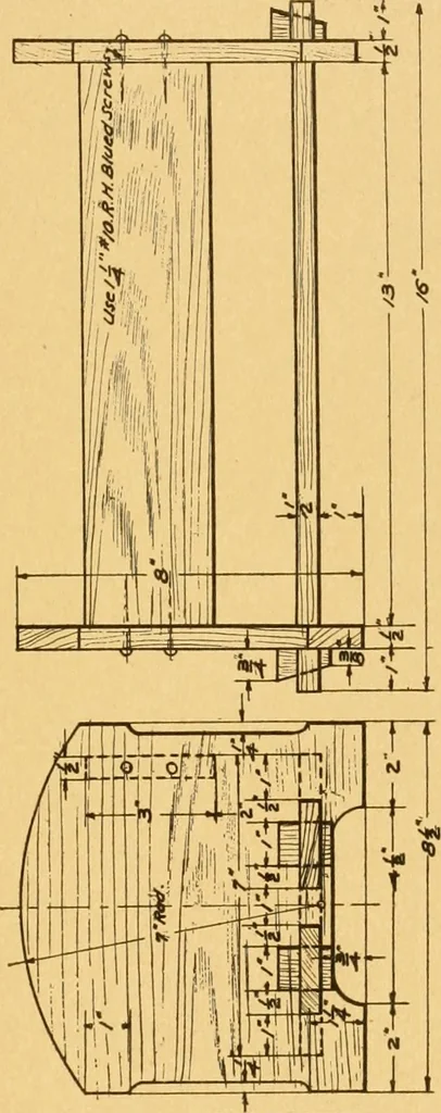 An illustration from Manual training in the grades, 1913, leaf 150
