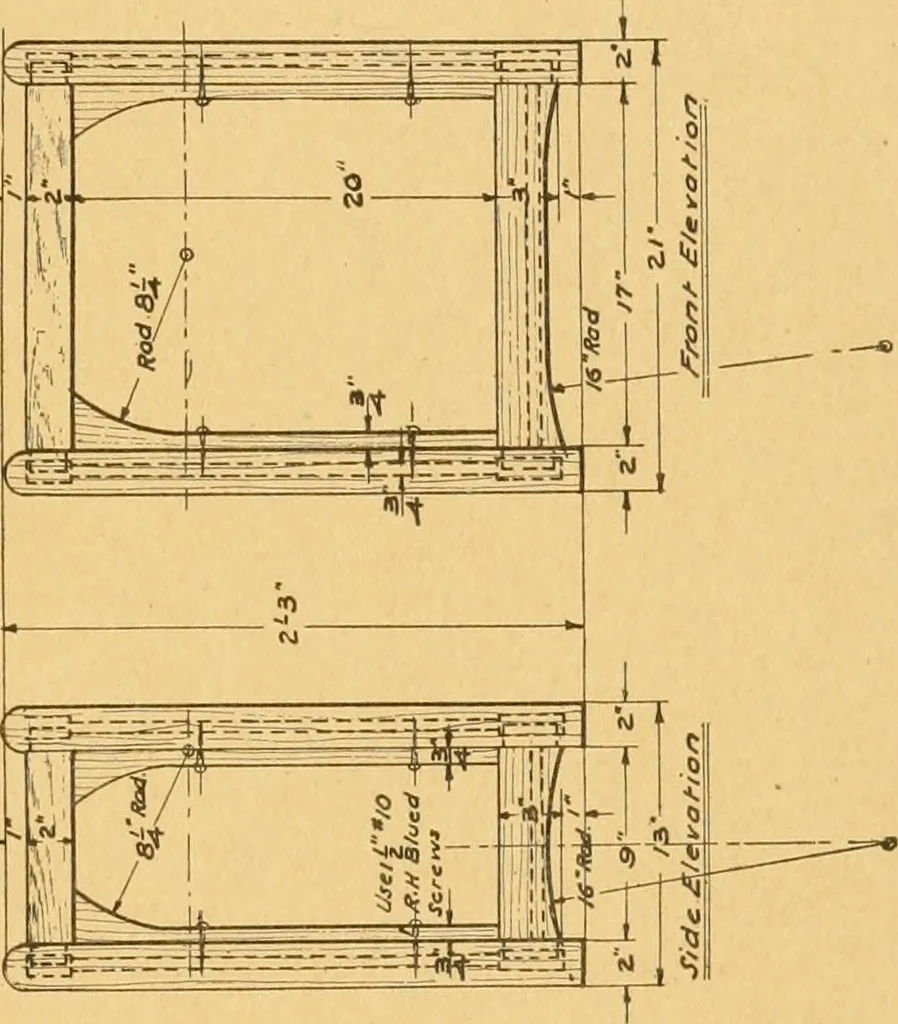 An illustration from Manual training in the grades, 1913, leaf 180