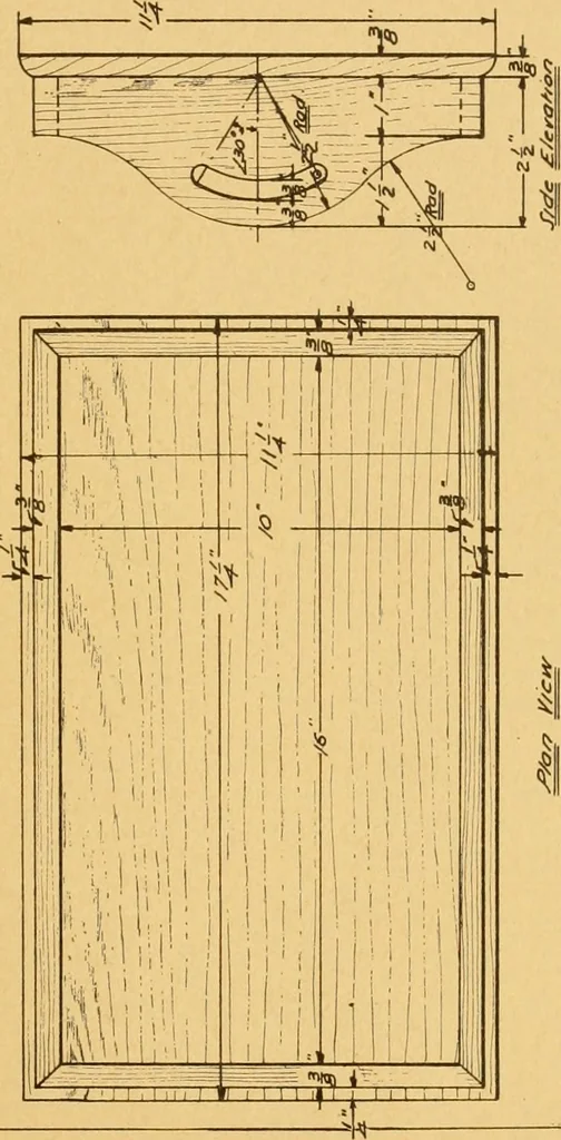 An illustration from Manual training in the grades, 1913, leaf 98