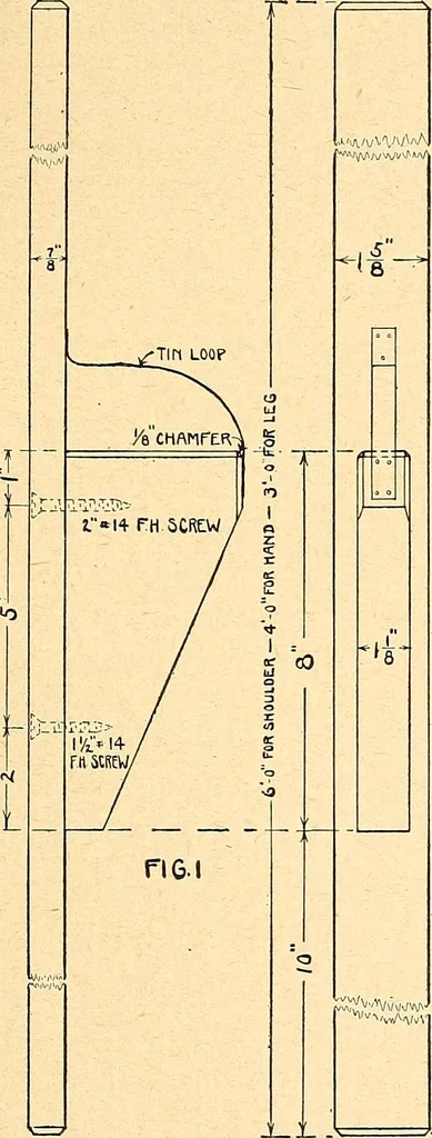 An illustration from Manual training--play problems; constructive work for boys and girls based on the play interest, 1917, leaf 100