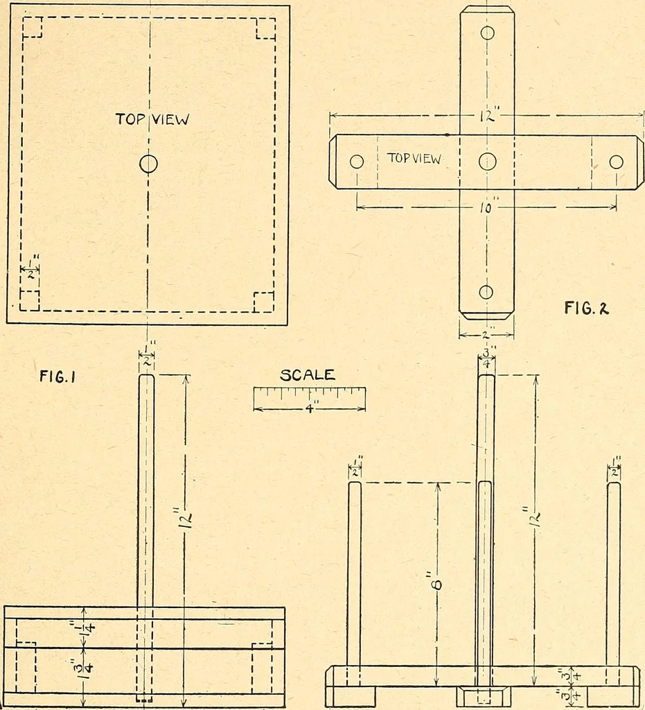 An illustration from Manual training--play problems; constructive work for boys and girls based on the play interest, 1917, leaf 124