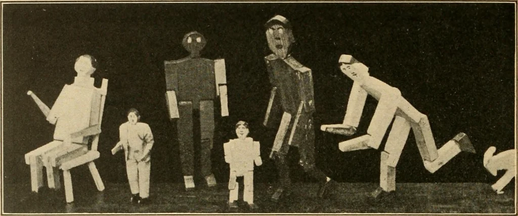 An illustration from Manual training--play problems; constructive work for boys and girls based on the play interest, 1917, leaf 147