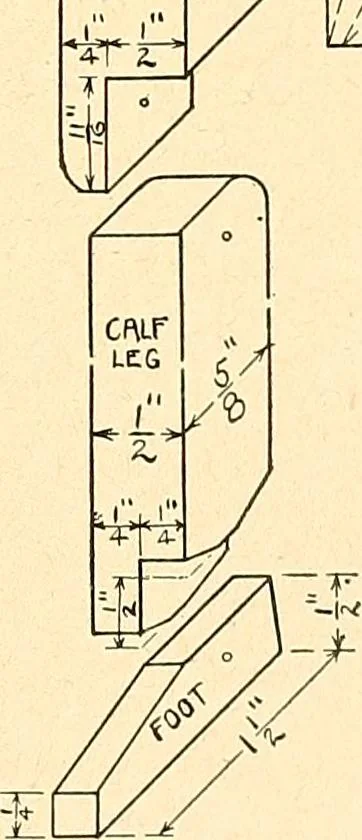 An illustration from Manual training--play problems; constructive work for boys and girls based on the play interest, 1917, leaf 148