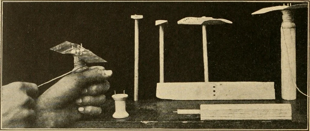 An illustration from Manual training--play problems; constructive work for boys and girls based on the play interest, 1917, leaf 35