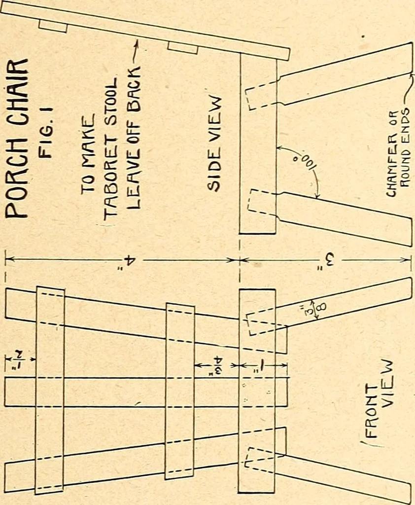 An illustration from Manual training--play problems; constructive work for boys and girls based on the play interest, 1917, leaf 48