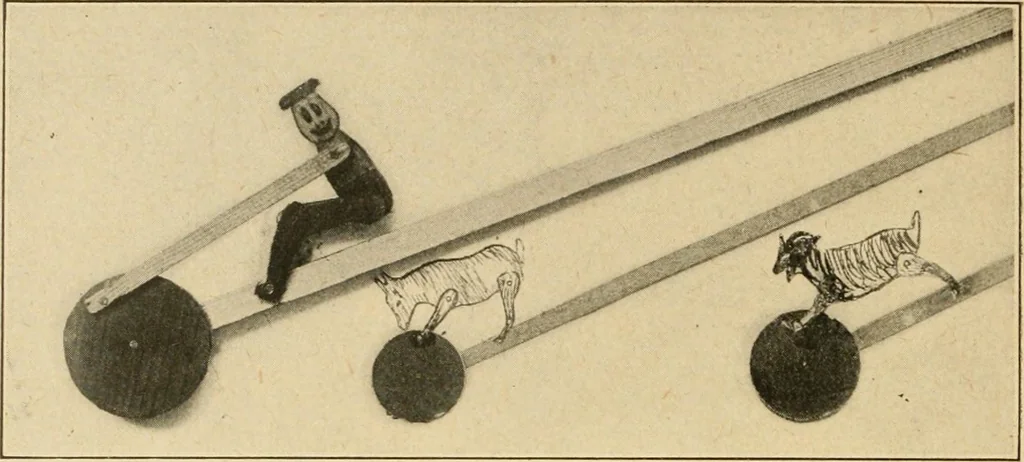 An illustration from Manual training--play problems; constructive work for boys and girls based on the play interest, 1917, leaf 53