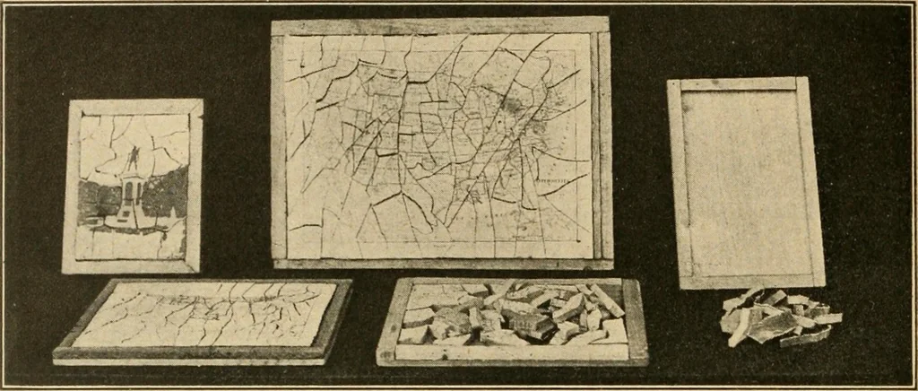 An illustration from Manual training--play problems; constructive work for boys and girls based on the play interest, 1917, leaf 73