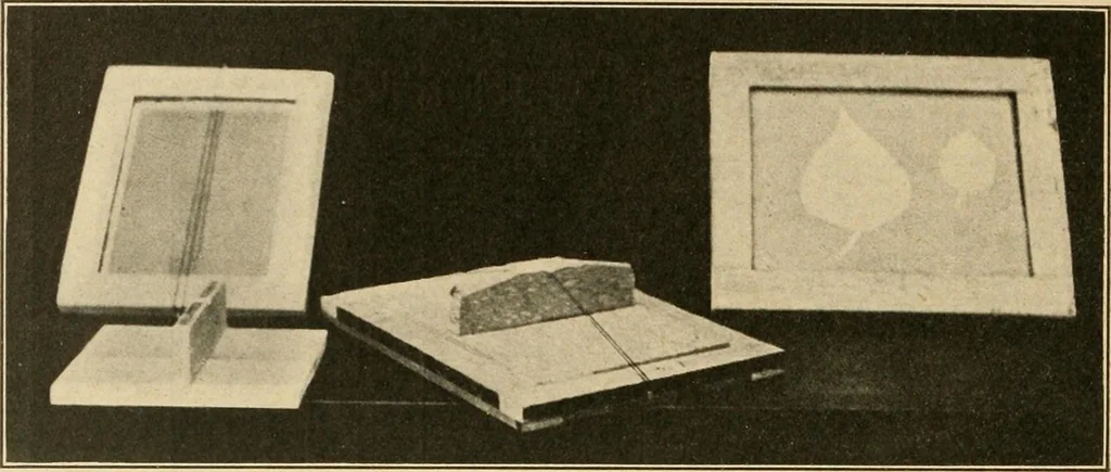 An illustration from Manual training--play problems; constructive work for boys and girls based on the play interest, 1917, leaf 75