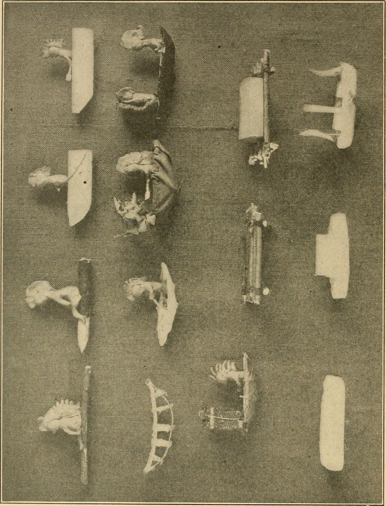 An illustration from Manual training--play problems; constructive work for boys and girls based on the play interest, 1917, leaf 9