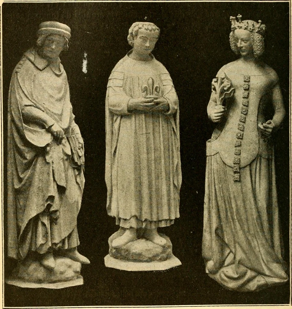 An illustration from Manuel d'archeologie francaise depuis les temps mérovingiens jusqu'à la renaissance .., 1902, leaf 113