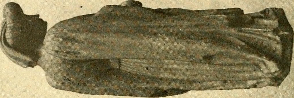 An illustration from Manuel d'archeologie francaise depuis les temps mérovingiens jusqu'à la renaissance .., 1902, leaf 117