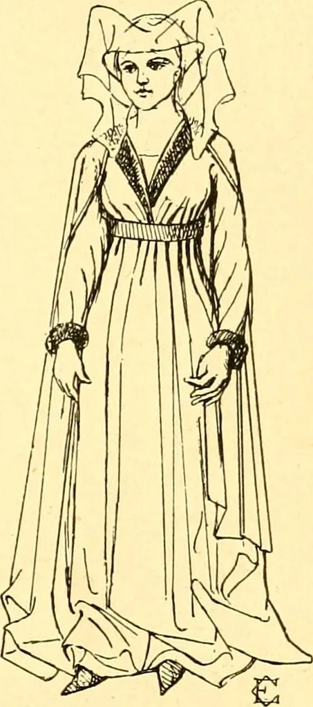 An illustration from Manuel d'archeologie francaise depuis les temps mérovingiens jusqu'à la renaissance .., 1902, leaf 118