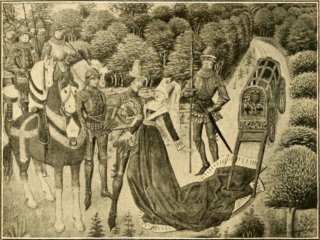 An illustration from Manuel d'archeologie francaise depuis les temps mérovingiens jusqu'à la renaissance .., 1902, leaf 137